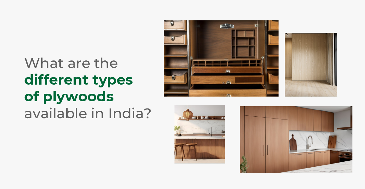 What are the different types of plywood available in India