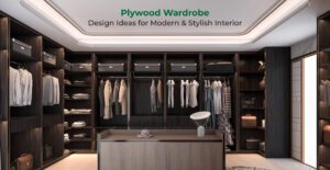 Plywood Wardrobe Design