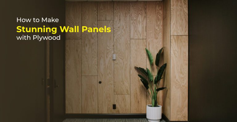 How to Make Stunning Wall Panels with Plywood