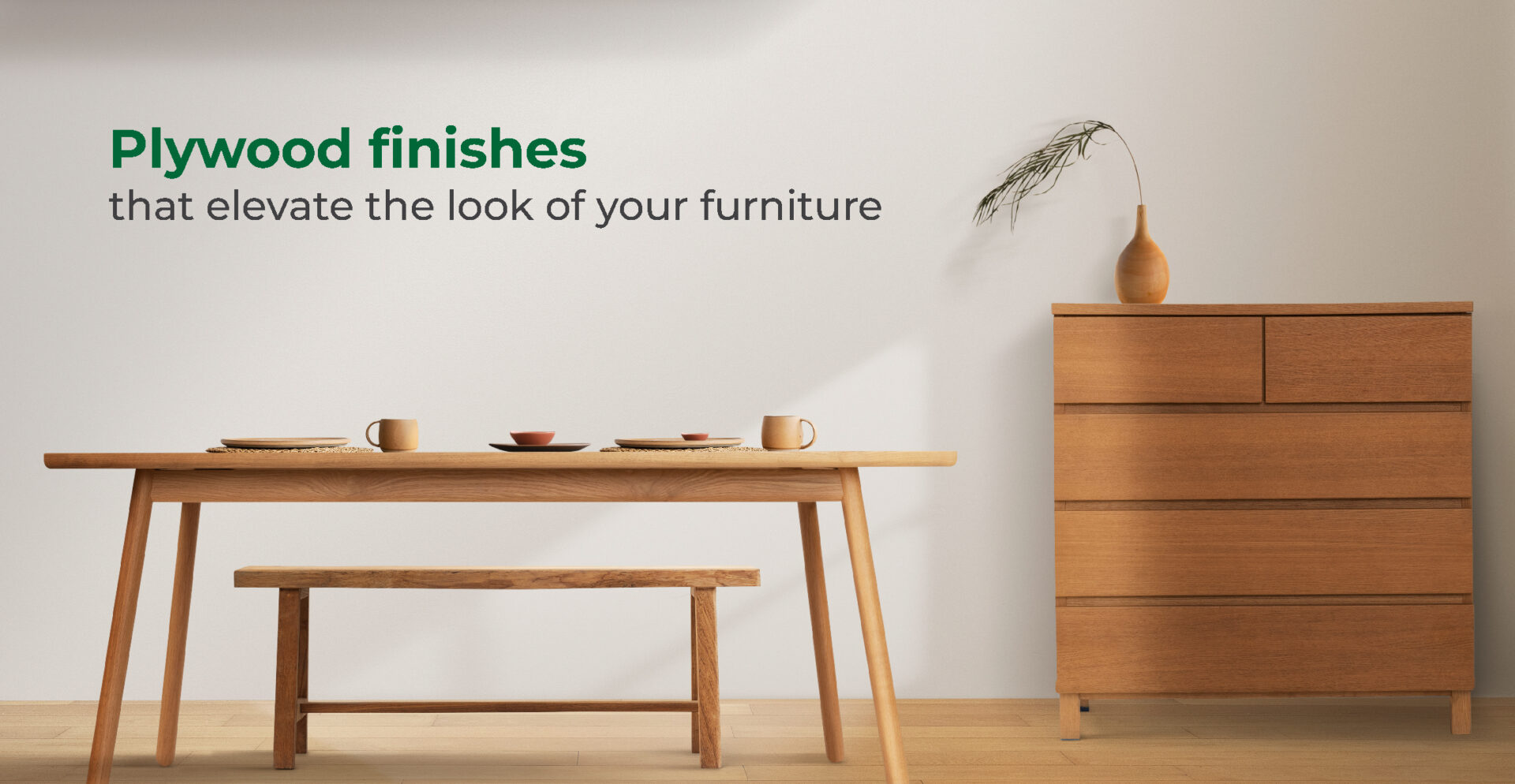 Plywood finishes that elevate the look of your furniture