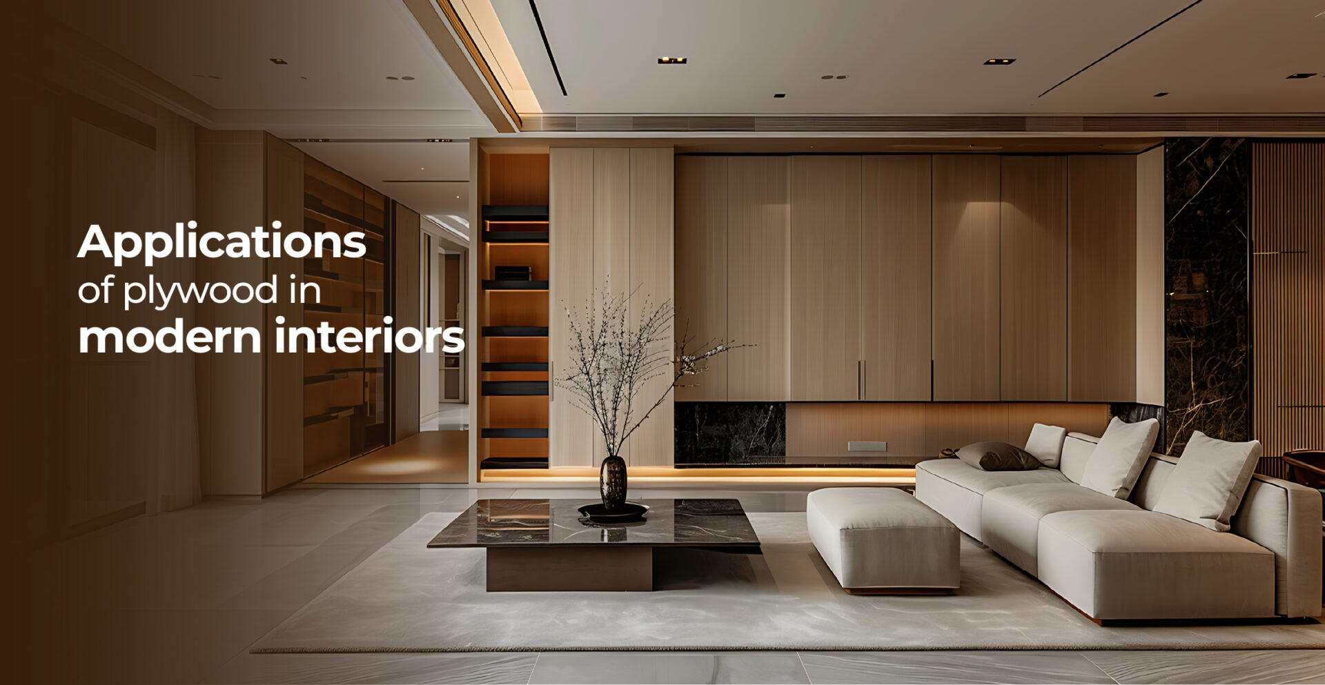 Applications of plywood in modern interiors
