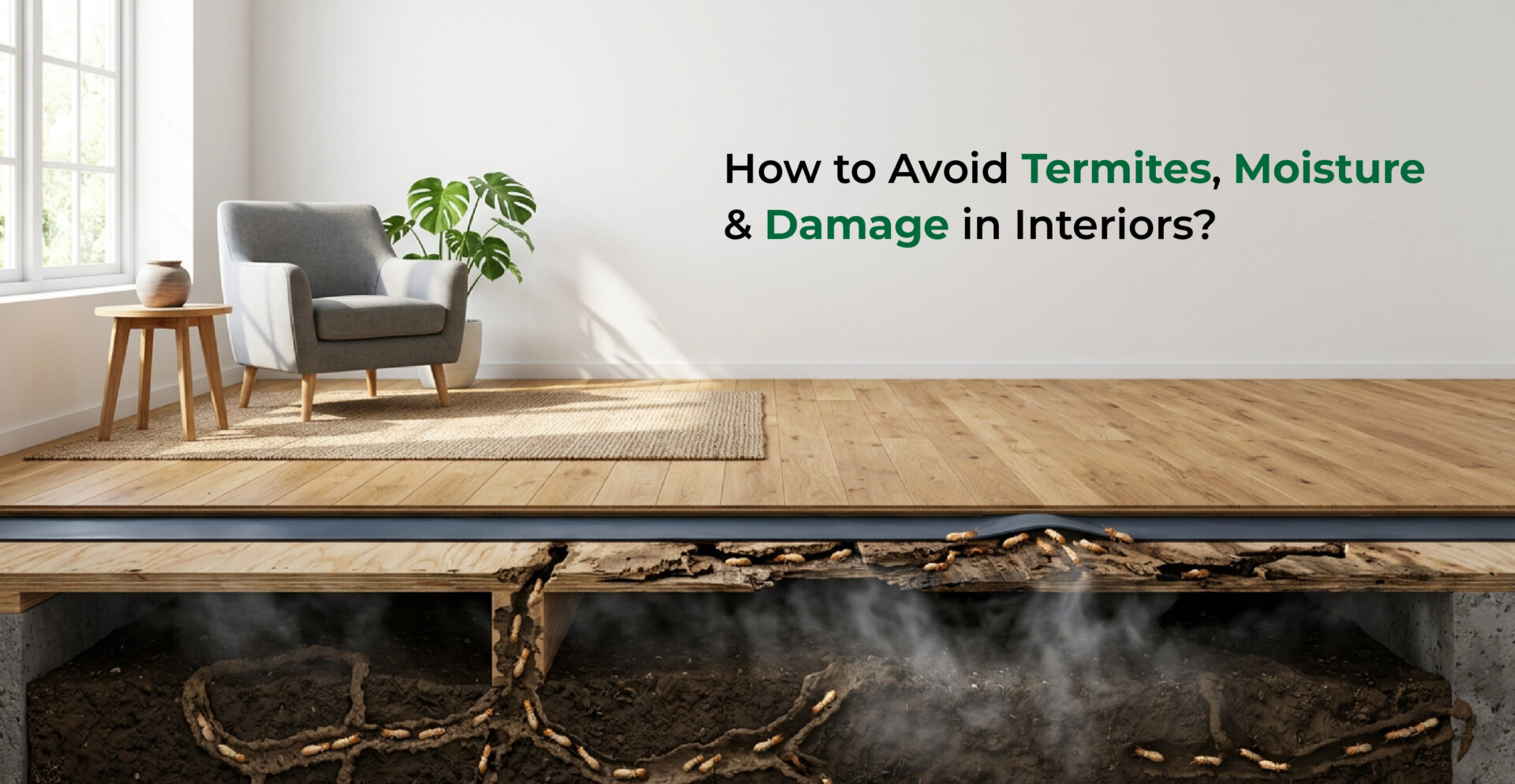 How to Avoid Termites, Moisture & Damage in Interiors?
